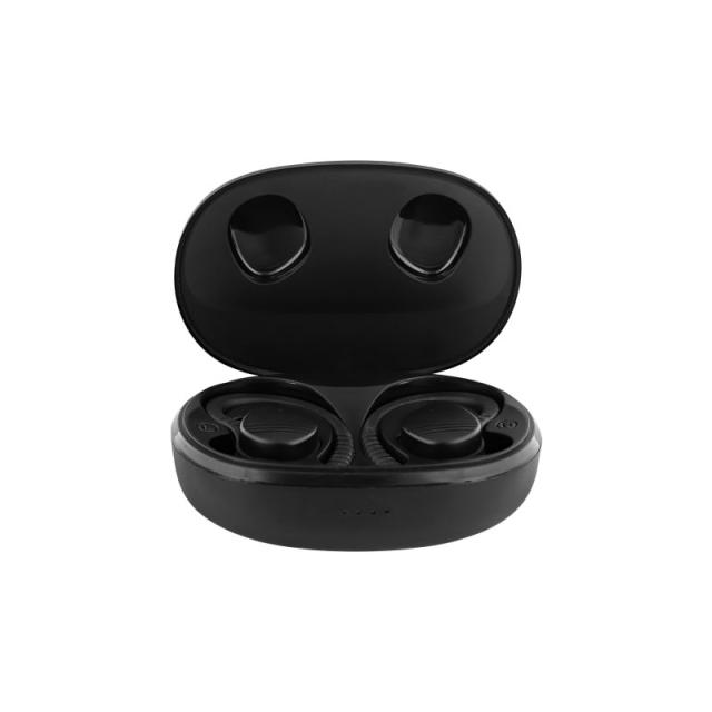 T''nB - Energy Auriculares Inalámbrico gancho de oreja Llamadas/Música/Deporte/Uso diario USB Tipo C Bluetooth Negro