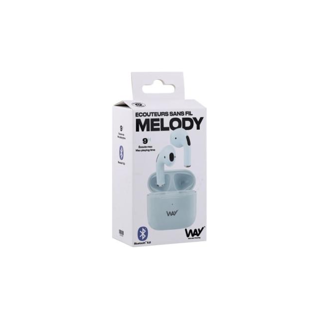 T''nB - Melody 2 Auriculares True Wireless Stereo (TWS) Dentro de oído Llamadas/Música/Deporte/Uso diario USB Tipo C - WEBMELO2B