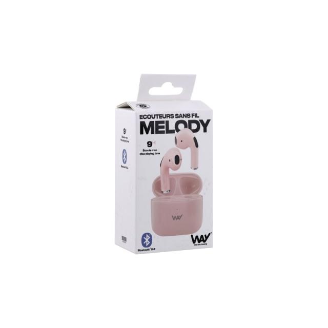 T''nB - Melody 2 Auriculares True Wireless Stereo (TWS) Dentro de oído Llamadas/Música/Deporte/Uso diario USB Tipo C Bluetooth R