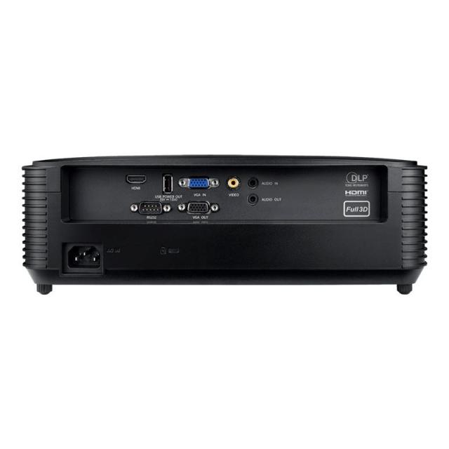 Optoma - H190X Proyector de alcance estándar 3900 lúmenes ANSI DLP WXGA (1280x800) 3D Negro
