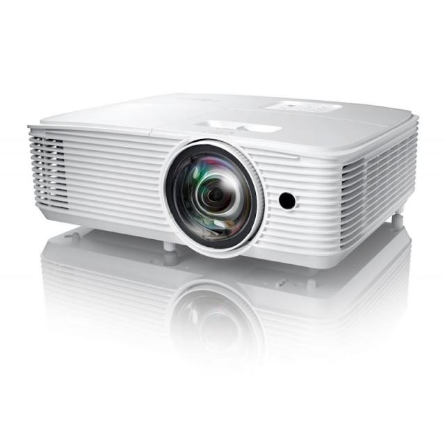 Optoma - H117ST Proyector de corto alcance 3800 lúmenes ANSI DLP WXGA (1280x800) 3D Blanco