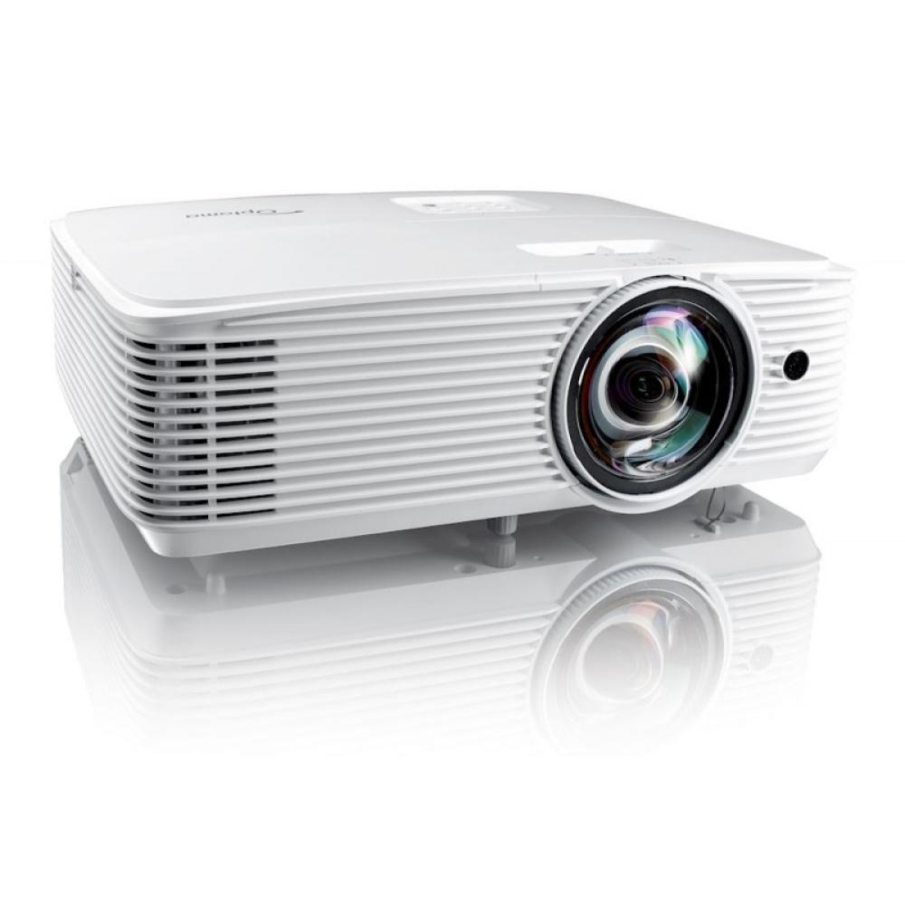 Optoma - H117ST Proyector de corto alcance 3800 lúmenes ANSI DLP WXGA (1280x800) 3D Blanco