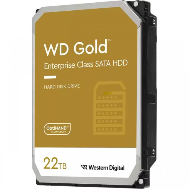 Western Digital - Gold disco duro interno 22 TB 7200 RPM 512 MB 3.5" Serial ATA III