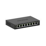 NETGEAR - GS308E Gestionado L2/L3 Gigabit Ethernet (10/100/1000) Negro