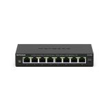 NETGEAR - GS308E Gestionado L2/L3 Gigabit Ethernet (10/100/1000) Negro