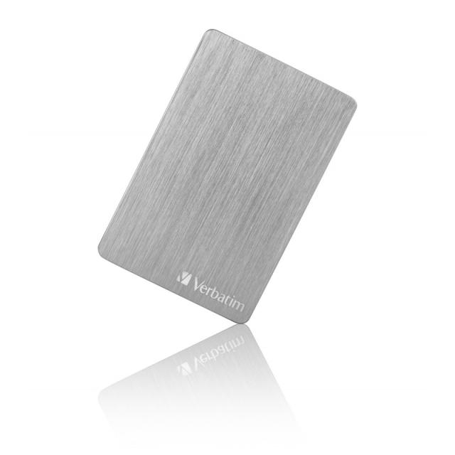 Verbatim - Disco duro portátil Store ''n'' Go ALU Slim 1 TB Plata
