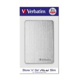 Verbatim - Disco duro portátil Store ''n'' Go ALU Slim 1 TB Plata