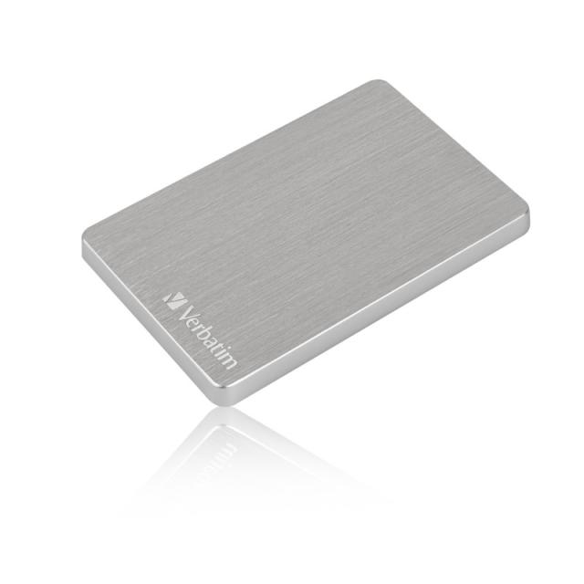 Verbatim - Disco duro portátil Store ''n'' Go ALU Slim 1 TB Plata