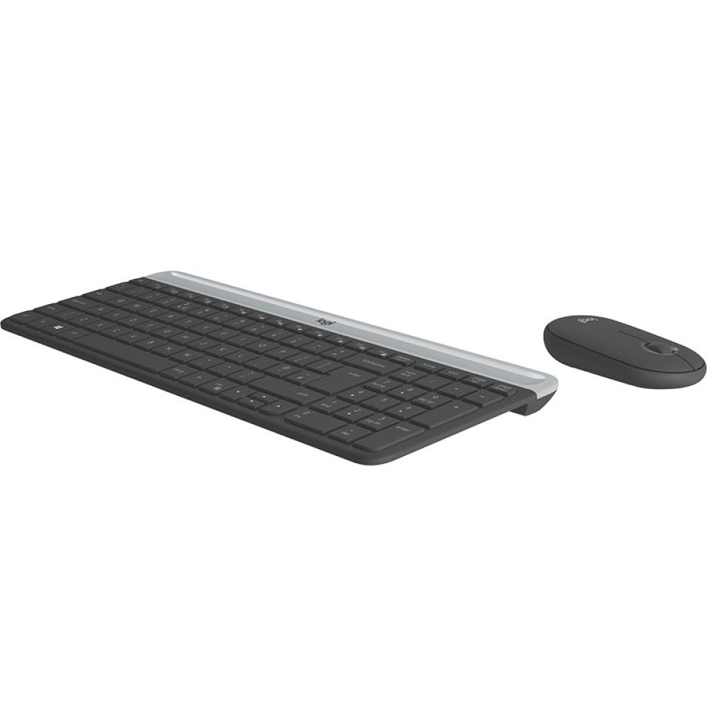 Logitech - 920-009198 teclado Ratón incluido Universal RF inalámbrico QWERTY Español Grafito