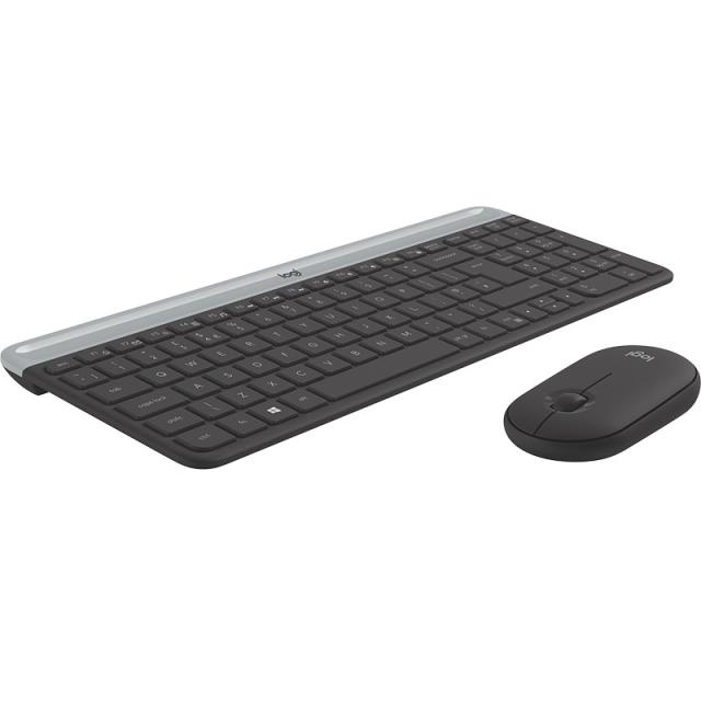 Logitech - 920-009198 teclado Ratón incluido Universal RF inalámbrico QWERTY Español Grafito