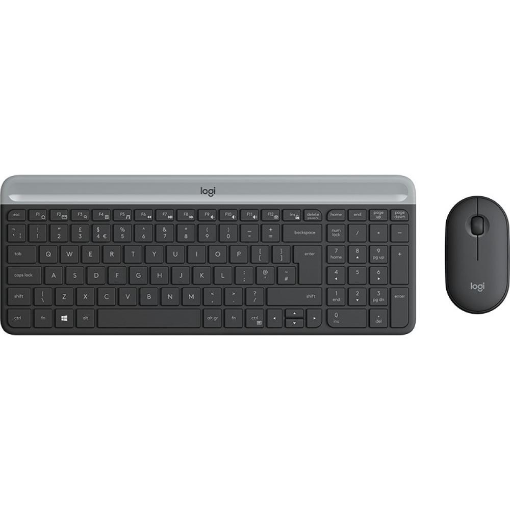 Logitech - 920-009198 teclado Ratón incluido Universal RF inalámbrico QWERTY Español Grafito