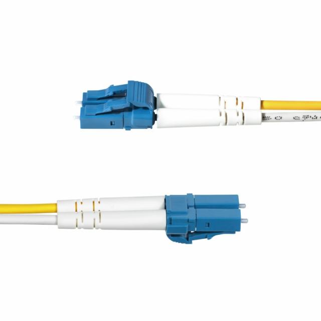 StarTech.com - Cable de Fibra Óptica Dúplex LC a LC (UPC) OS2 Monomodo de 2m - 9/125µm - 100G - Resistente a Dobleces - Low Inse