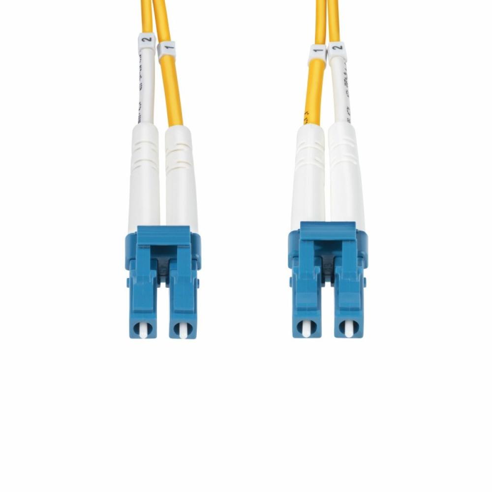 StarTech.com - Cable de Fibra Óptica Dúplex LC a LC (UPC) OS2 Monomodo de 2m - 9/125µm - 100G - Resistente a Dobleces - Low Inse