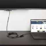 StarTech.com - Cable USB Tipo C Activo de 3m - USB 3.2 10Gbps - Cable USB C Largo - Power Delivery PD de 60W - 8K 60Hz - DP 1.4