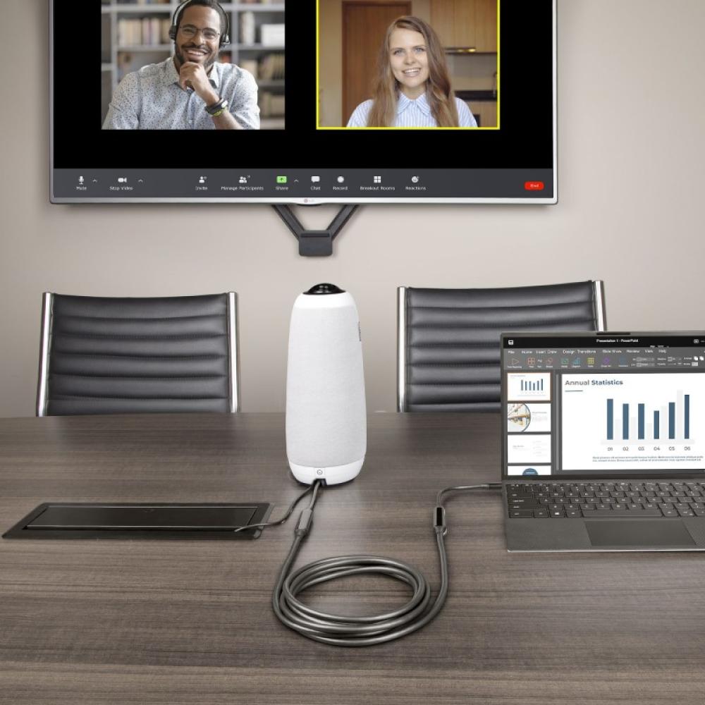 StarTech.com - Cable USB Tipo C Activo de 3m - USB 3.2 10Gbps - Cable USB C Largo - Power Delivery PD de 60W - 8K 60Hz - DP 1.4