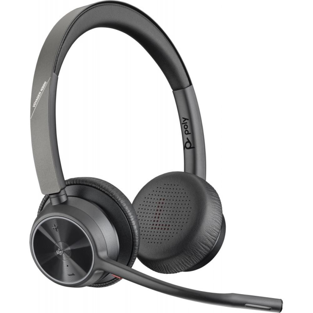 HP Poly - Auriculares Poly VOYAGER 4320-M certificados para Microsoft Teams con base de carga