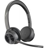 HP Poly - Auriculares Poly VOYAGER 4320-M certificados para Microsoft Teams con base de carga