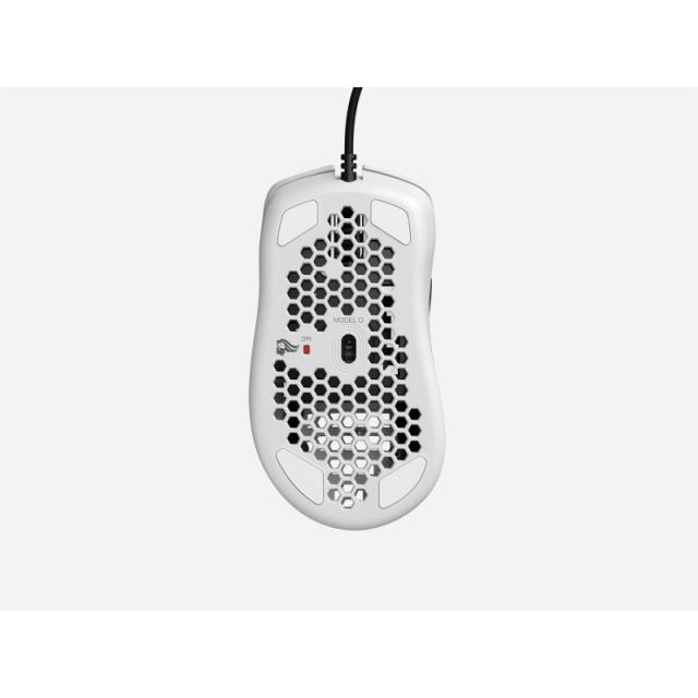 Glorious Gaming - Model D ratón Juego mano derecha USB tipo A Óptico 12000 DPI - GD-WHITE