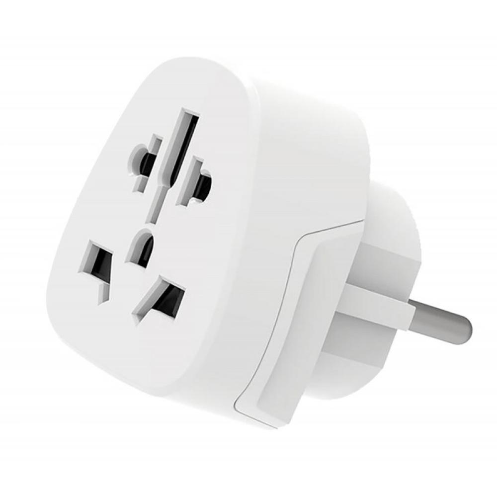 Ewent - EW1480 adaptador de enchufe eléctrico Universal Blanco