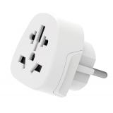 Ewent - EW1480 adaptador de enchufe eléctrico Universal Blanco