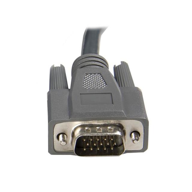 StarTech.com - Cable KVM USB VGA 2 en 1 Ultra Delgado - 1,8m