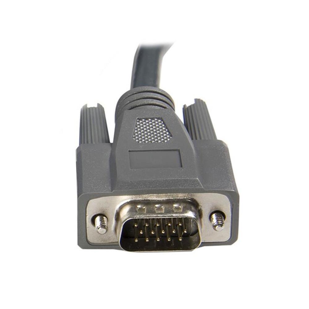 StarTech.com - Cable KVM USB VGA 2 en 1 Ultra Delgado - 1,8m
