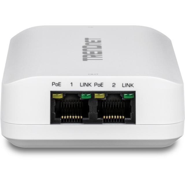 Trendnet - TPE-BE200 ampliador de red Transmisor y receptor de red Blanco 10, 100, 1000 Mbit/s