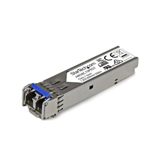 StarTech.com - Paquete de 10 Módulos SFP compatibles con HPE J4859C - 1000BASE-LX - Monomodo/Multimodo de 1 GbE - SFP Ethernet G