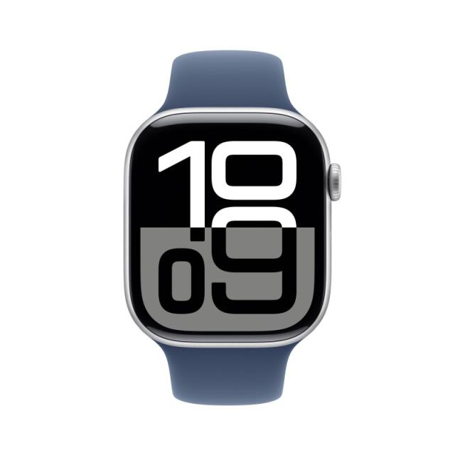 Apple - Watch Series 10 OLED 46 mm Digital 416 x 496 Pixeles Pantalla táctil 4G Plata Wifi GPS (satélite)