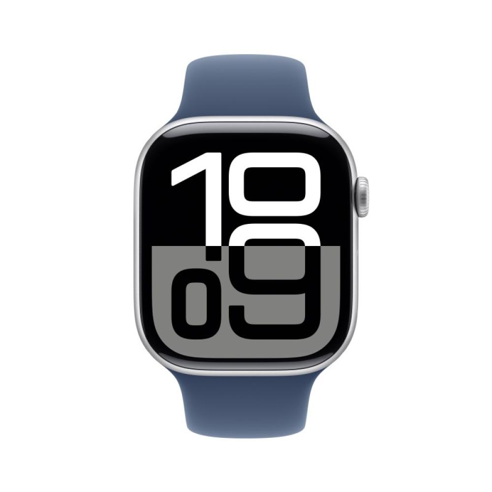 Apple - Watch Series 10 OLED 46 mm Digital 416 x 496 Pixeles Pantalla táctil 4G Plata Wifi GPS (satélite)