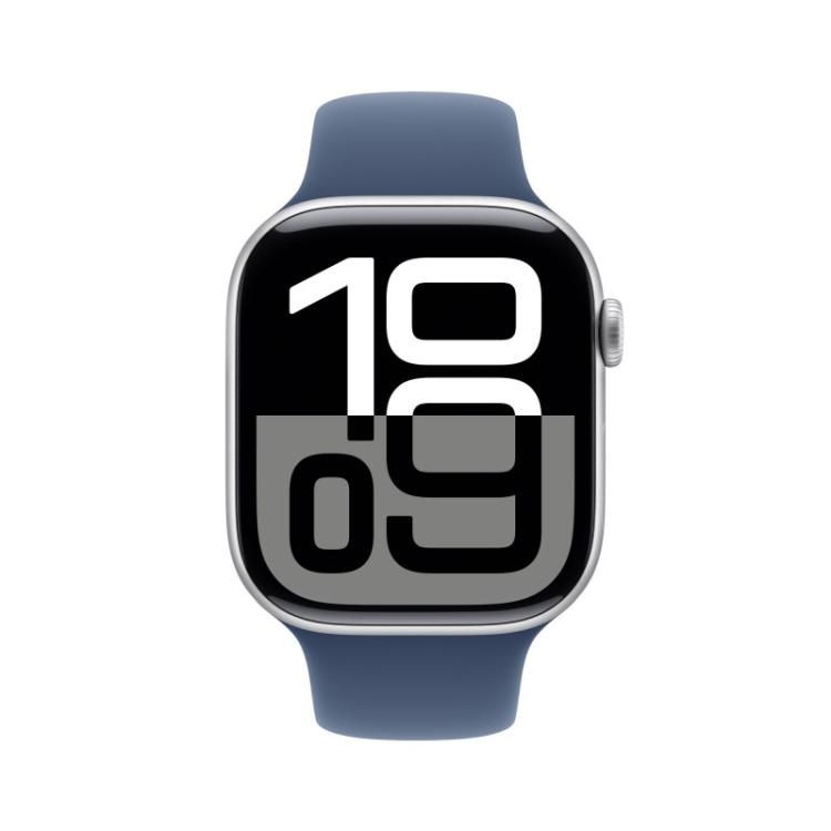 Apple - Watch Series 10 OLED 46 mm Digital 416 x 496 Pixeles Pantalla táctil 4G Plata Wifi GPS (satélite)