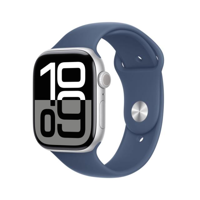 Apple - Watch Series 10 OLED 46 mm Digital 416 x 496 Pixeles Pantalla táctil 4G Plata Wifi GPS (satélite)
