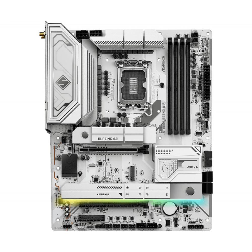 Asrock - Z890 Steel Legend WiFi Intel Z890 LGA 1851 (Socket V1) ATX