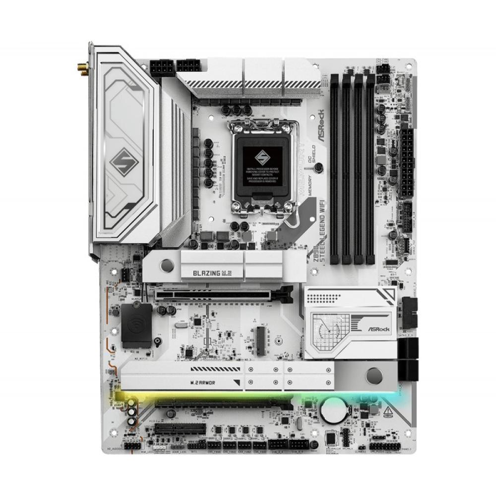 Asrock - Z890 Steel Legend WiFi Intel Z890 LGA 1851 (Socket V1) ATX