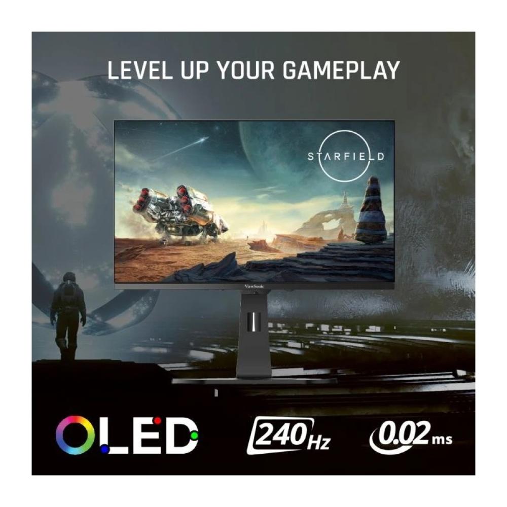 Viewsonic - XG272-2K-OLED pantalla para PC 68,6 cm (27") 2560 x 1440 Pixeles Quad HD Negro, Blanco