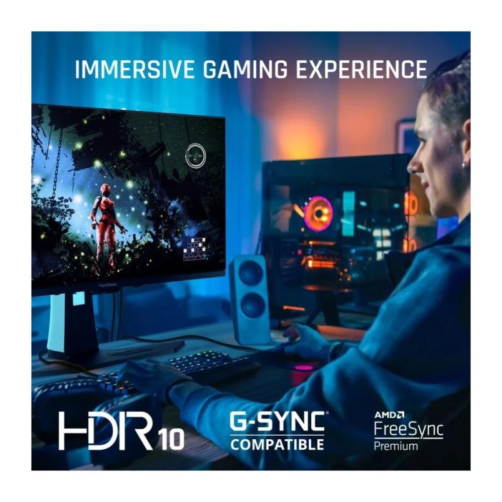 Viewsonic - XG272-2K-OLED pantalla para PC 68,6 cm (27") 2560 x 1440 Pixeles Quad HD Negro, Blanco