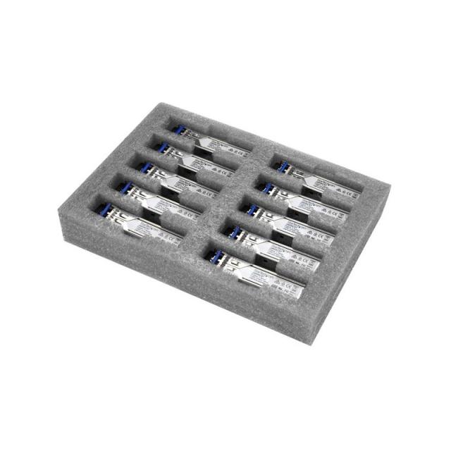 StarTech.com - Paquete de 10 Módulos SFP compatibles con HPE J4859C - 1000BASE-LX - Monomodo/Multimodo de 1 GbE - SFP Ethernet G