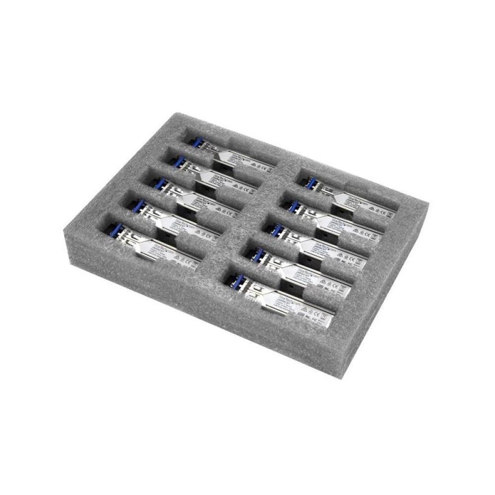 StarTech.com - Paquete de 10 Módulos SFP compatibles con HPE J4859C - 1000BASE-LX - Monomodo/Multimodo de 1 GbE - SFP Ethernet G