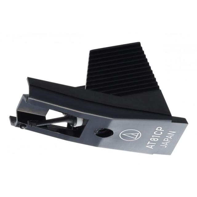 Audio-Technica - ATN81CP Cartucho de DJ y aguja Cápsula fonocaptora de repuesto para tocadiscos de DJ Negro