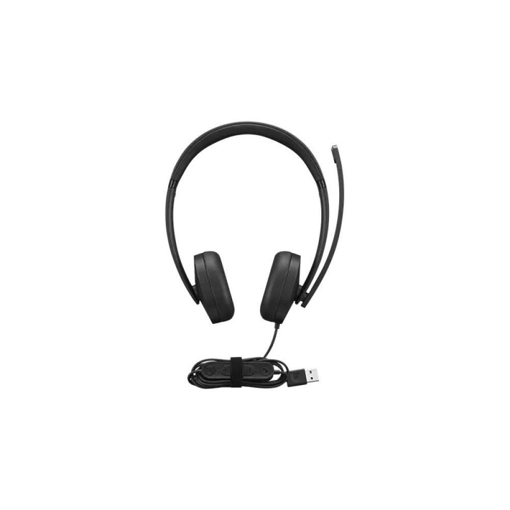 Lenovo - 4XD1P83425 auricular y casco Auriculares Alámbrico Diadema Llamadas/Música USB tipo A Negro
