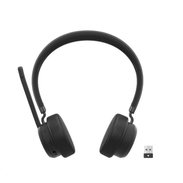 Lenovo - Wireless VoIP Headset Auriculares Inalámbrico Diadema Oficina/Centro de llamadas Bluetooth Negro