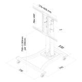Neomounts - PLASMA-M1200 Carro para TV 42-70"