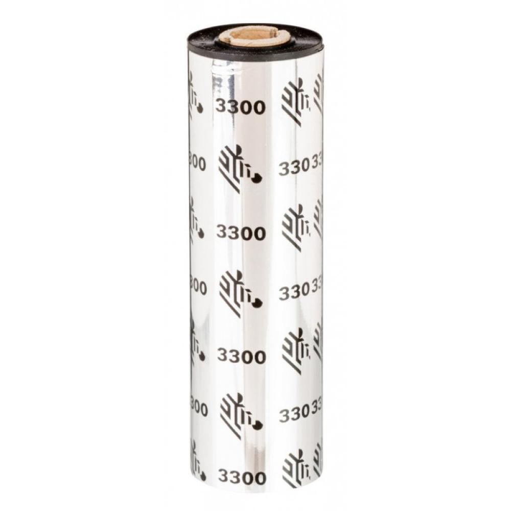 Zebra - 3300 Wax/ Resin cinta térmica 74 m Negro - 03300GS064070