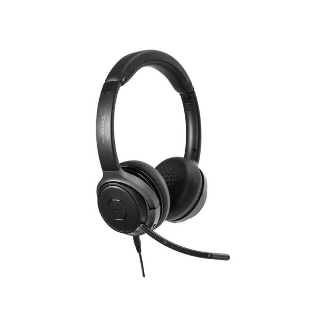 Targus - AEH104GL auricular y casco Auriculares Inalámbrico y alámbrico Diadema Llamadas/Música USB Tipo C Bluetooth Negro