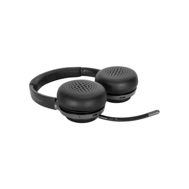 Targus - AEH104GL auricular y casco Auriculares Inalámbrico y alámbrico Diadema Llamadas/Música USB Tipo C Bluetooth Negro