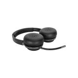 Targus - AEH104GL auricular y casco Auriculares Inalámbrico y alámbrico Diadema Llamadas/Música USB Tipo C Bluetooth Negro