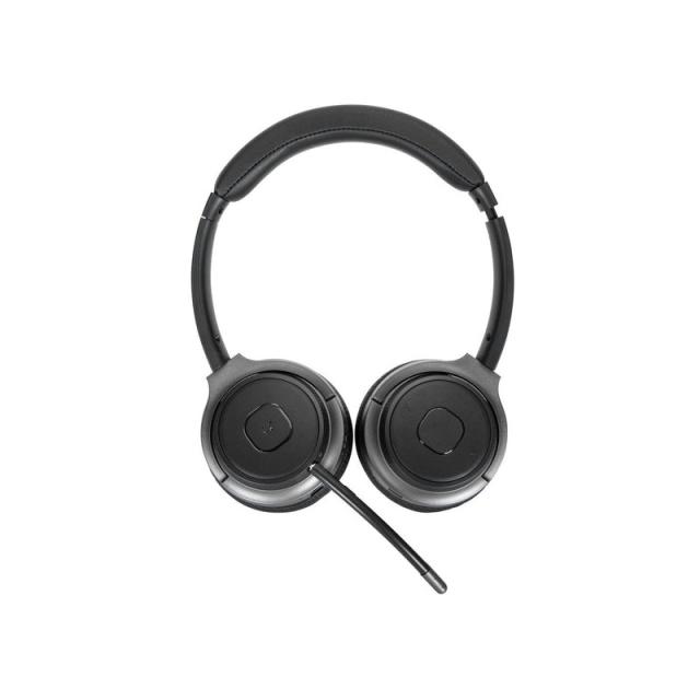 Targus - AEH104GL auricular y casco Auriculares Inalámbrico y alámbrico Diadema Llamadas/Música USB Tipo C Bluetooth Negro