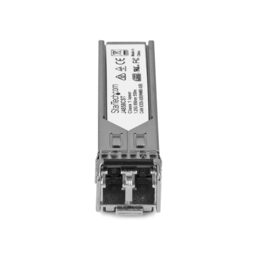 StarTech.com - Módulo Transceptor SFP Compatible con HPE J4858C - 1000BASE-SX - Fibra Multimodo MMF de 1GbE - SFP Ethernet Gigab