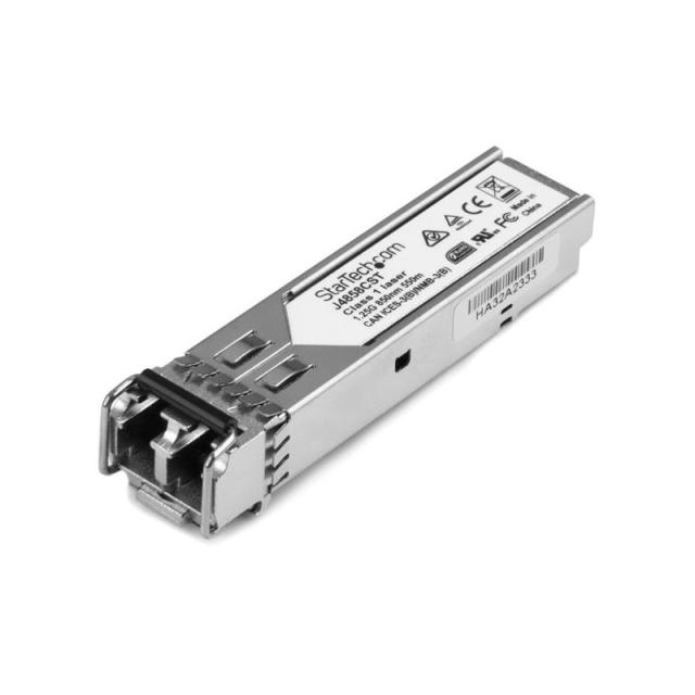 StarTech.com - Módulo Transceptor SFP Compatible con HPE J4858C - 1000BASE-SX - Fibra Multimodo MMF de 1GbE - SFP Ethernet Gigab