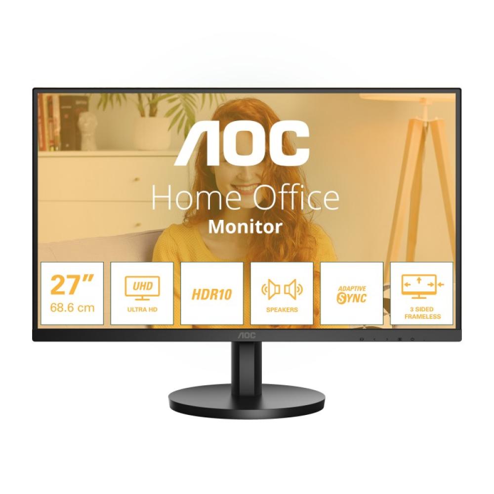 AOC - B3 U27B3A pantalla para PC 68,6 cm (27") 3840 x 2160 Pixeles 4K Ultra HD LCD Negro